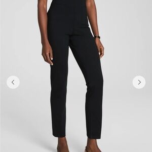 SPANX Black Straight-Leg High-Waist Pants